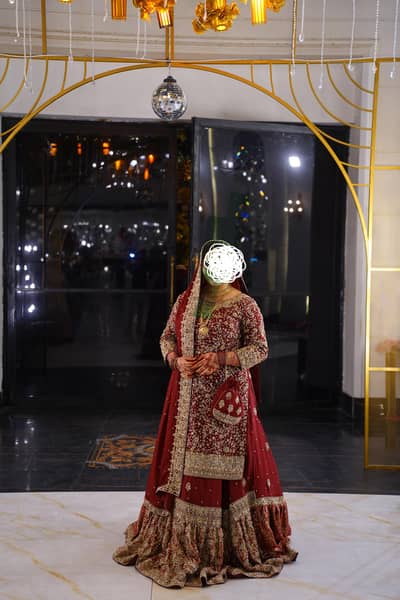 bridal lehenga farshi with long shirt