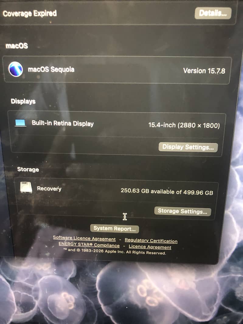 Macbook pro 2018 model 3