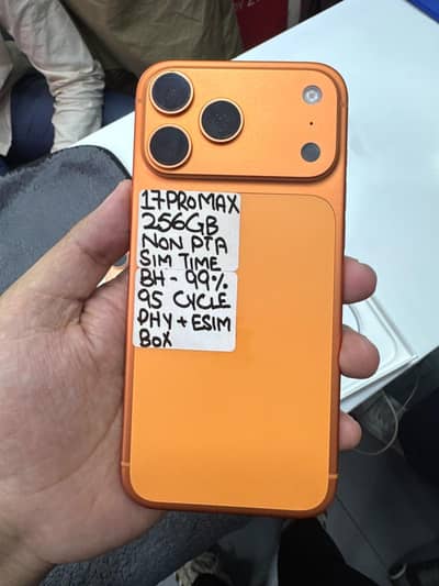 Apple iPhone 17 Pro Max Non Pta Physical plus Esim