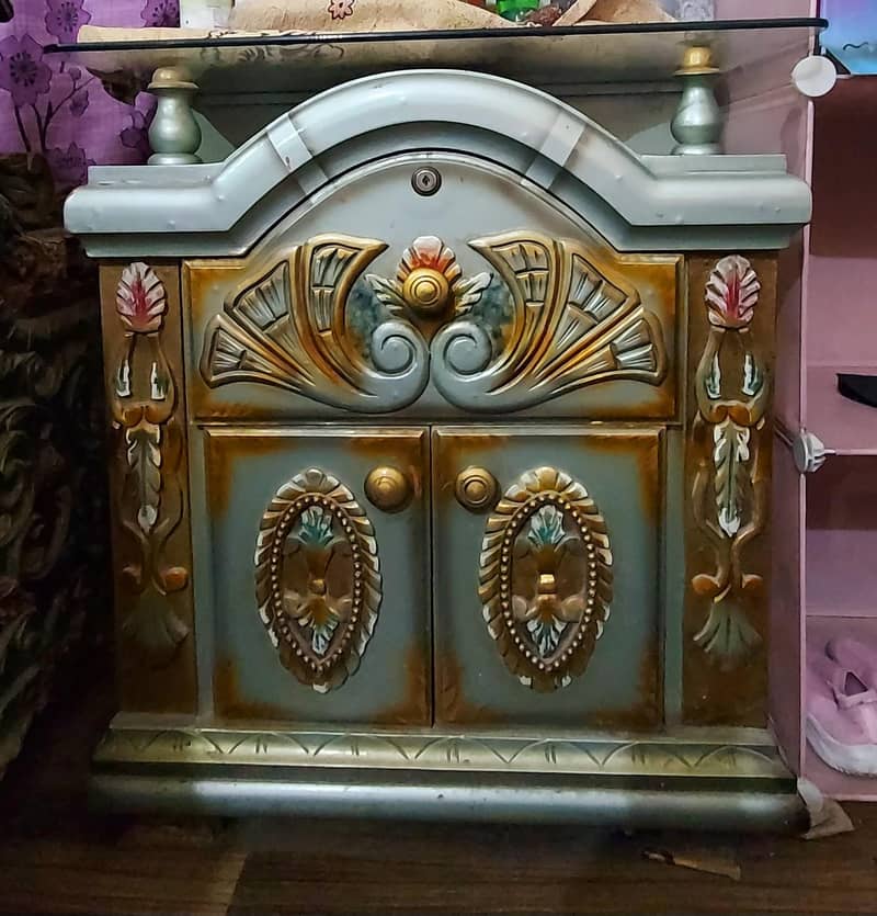 Solid Wood Bed Set 2