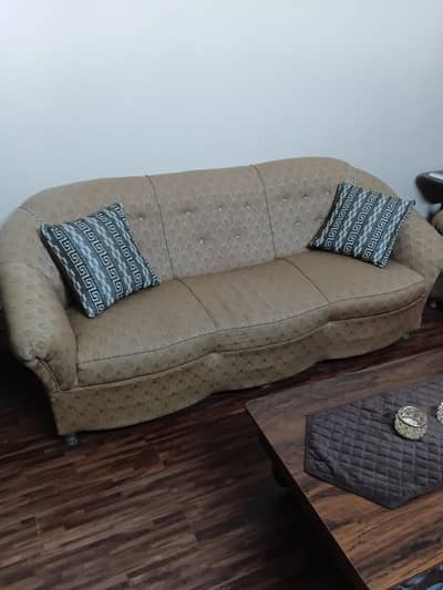 Beige Sofa Set