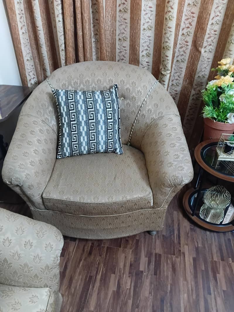 Beige Sofa Set 1