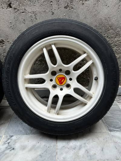 15” NISMO Japanese Sports Alloy Rims with Tyres for Sale
