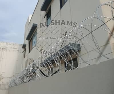 Boundary Wall Fencing, Razor Wire Fence, Crimped Mesh, Best price