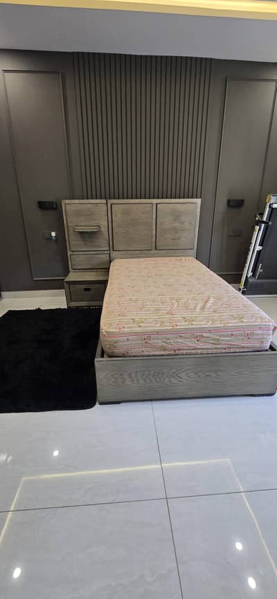 single bed set with mattress