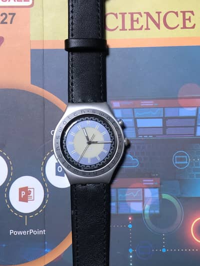 Swissmade swatch IRONY [Aluminium Body with Leather Straps]
