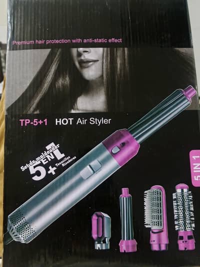 5 in 1 Hair Styler | Hair Dryer, Curler & Straightener