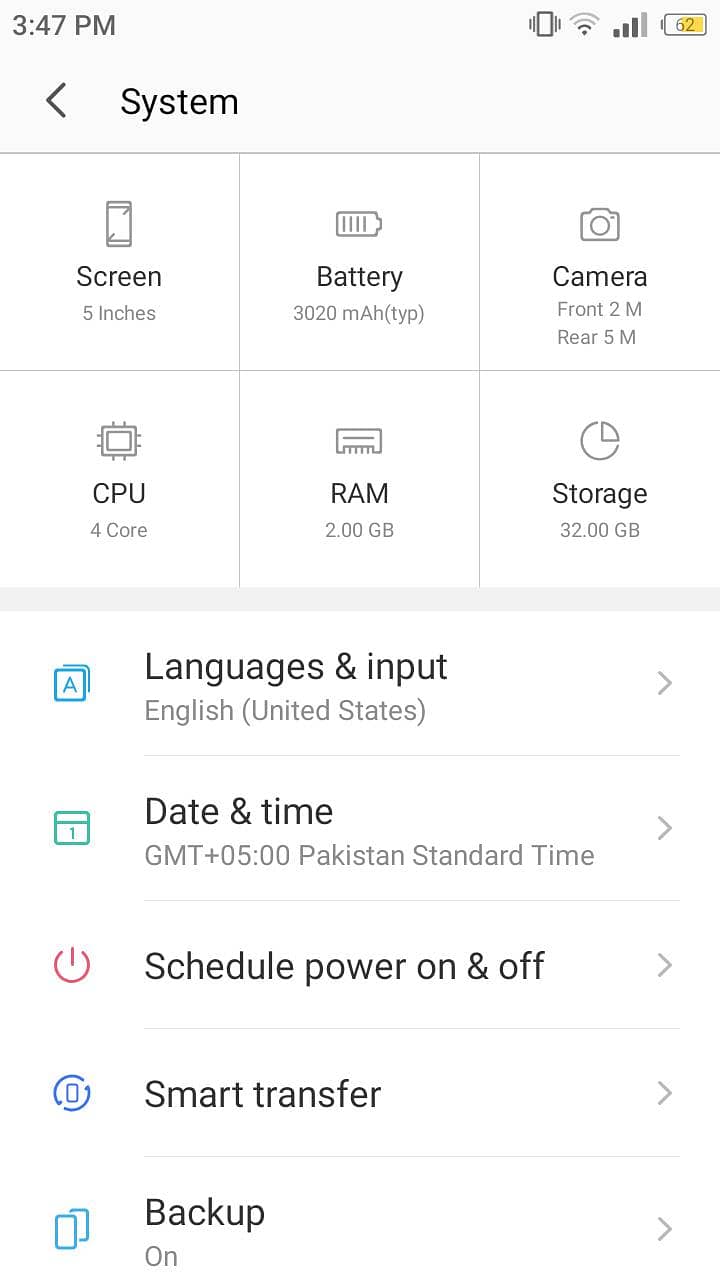 Itel A25 3