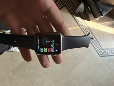 Apple watch  series 1 stainless steel all ok with box and charger