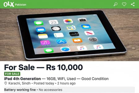 I pad 4th gen