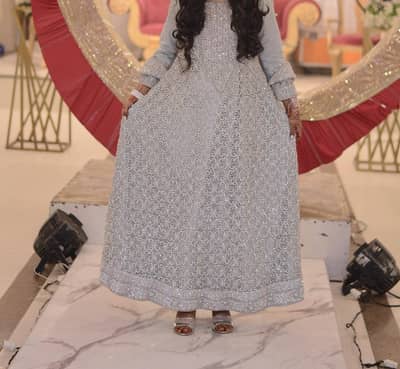 Beautiful Walima Maxi Dress for Sale – Elegant Bridal Wear