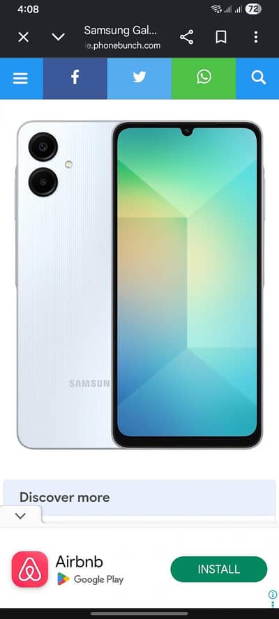 samsung Ao6 4/64