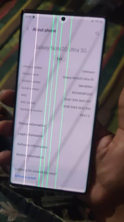 Samsung Mobile Note 20 Ultra