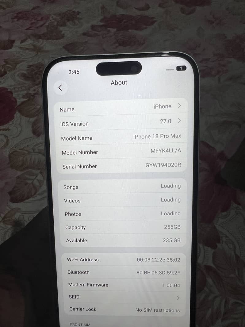 Apple iPhone 18 Pro Max 1