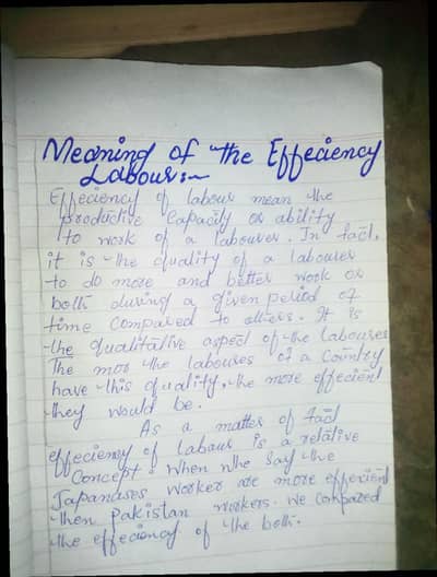 Neat  Handwritten Assignments Service Karachi School College_Uni