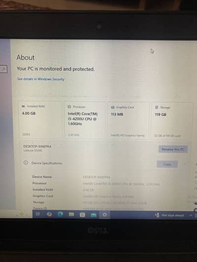 Core i5 4th Generation Laptop