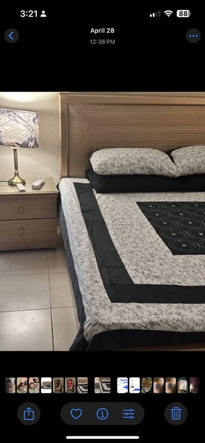 Wooden deco bed