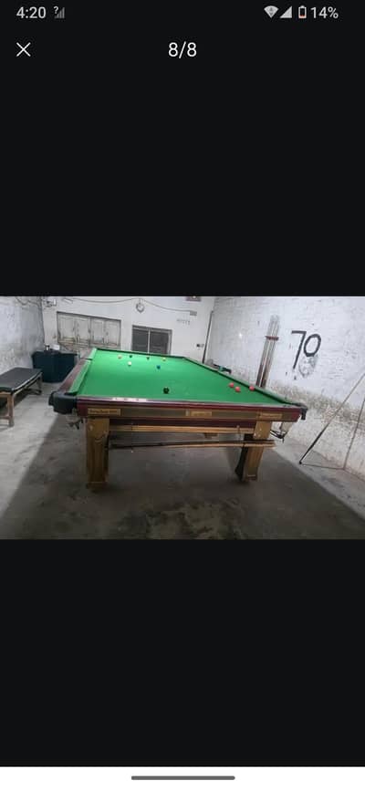 6.12 snooker table