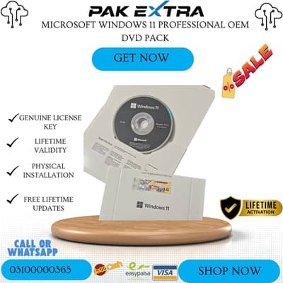 Microsoft Windows 11 Professional OEM DVD Pack