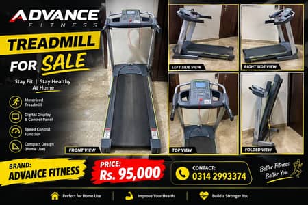 Advance Fitness Motorized Treadmill /Running machine