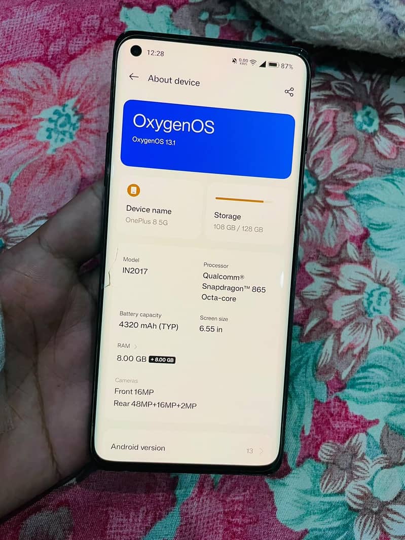 One Plus 8 7