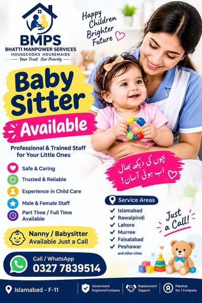 Babysitter,housemaids,cooks,patientcare,drivers,ninny,helpers,all staf