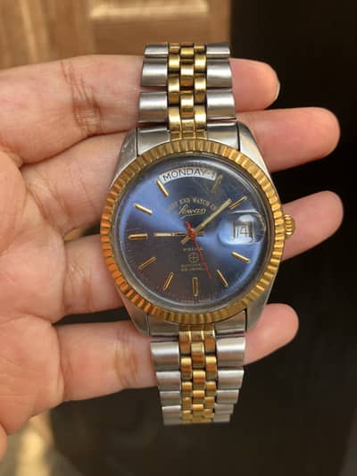 WEST END WATCH CO. K- 5028 Blue Dial Automatic Men's Watch