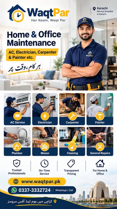Home & Office Maintenance | Service at Doorstep | Karachi