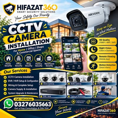CCTV Camera Installation for Shops, Plazas & Warehouses