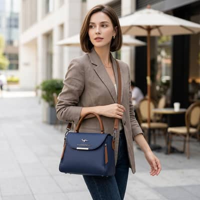 smart leather bag