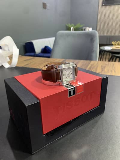 Tissot TXL Chronograph in square with box and booklets