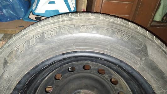 Tubless tyre with RIm 195 /65 R 15 used as spare tyre