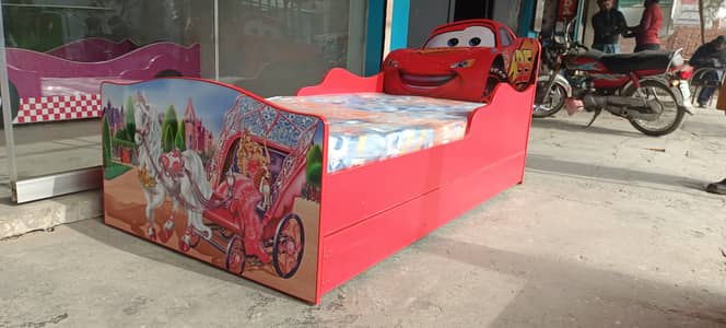 Lowest Price Brand New Macqueen Kids car bed 6 feet x 3 feet