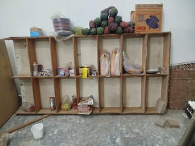 wooden racks for general store
