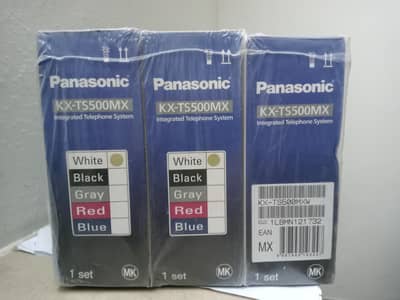 Brand New Panasonic KX-TS500MX White Landline Phones – Pack of 3 sale