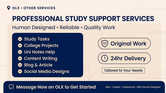 Study Support & Content Service - Notes, Blogs, Pins & Posts Design