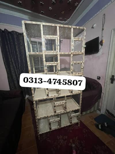 Brand new pinjra cage 10 portions with heavy jaali