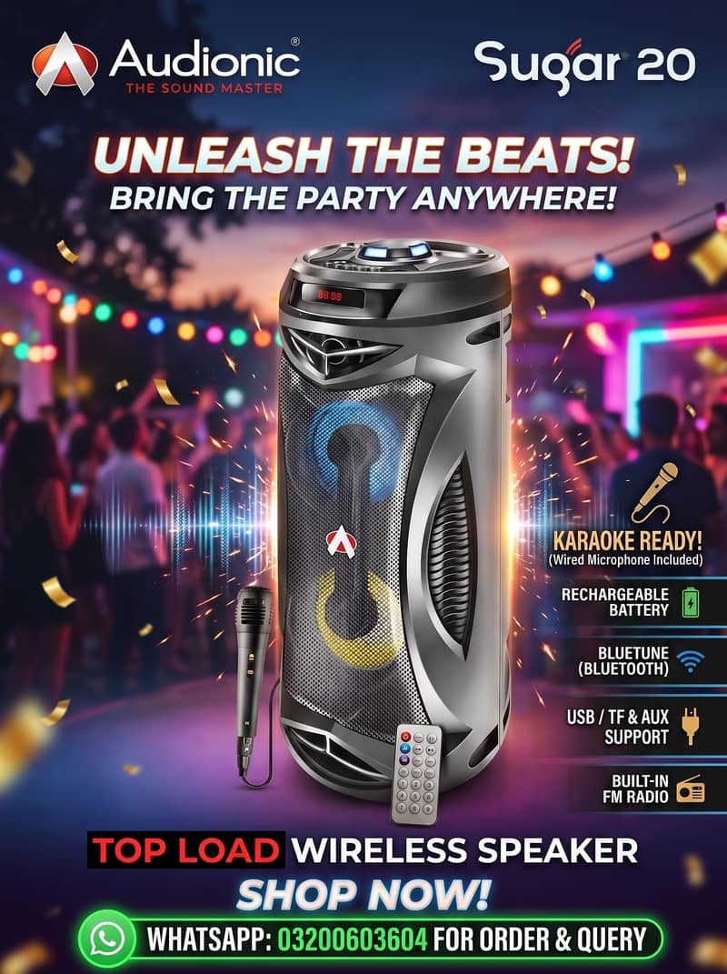 Audionic original speaker with mic 0