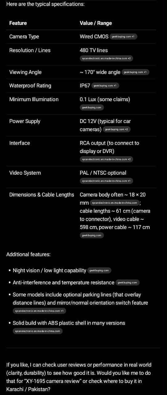 car reverse camera 3