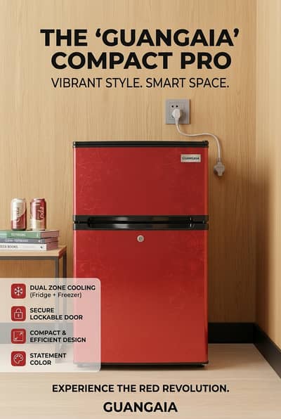 Surmawala Double-Door Mini Refrigerator for sale