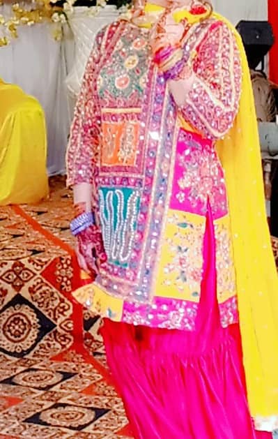 mehndi dress