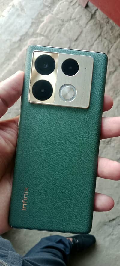 Infinix Note 40 Pro with box and charger