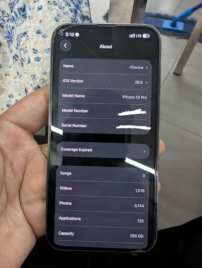 iPhone 13 Pro 256 GB Graphite Black 94% Battery Health