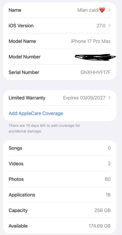 Apple iPhone 17 Pro Max