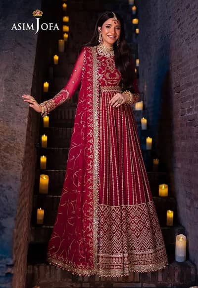 Asim Jofa chiffon maxi