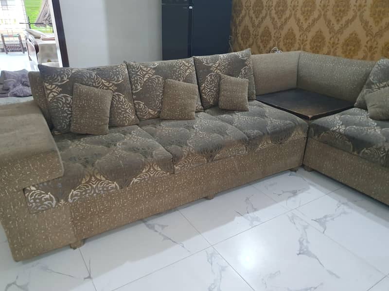 L Shaped sofa 1