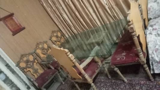 Dining table with 8 chairs
