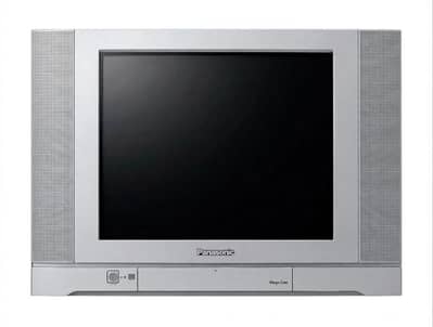 Title  Panasonic Tau 21" Silver Grey Box TV - Original Condition