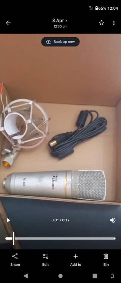 The tbone SC 440 USB condenser microphone best for vocal