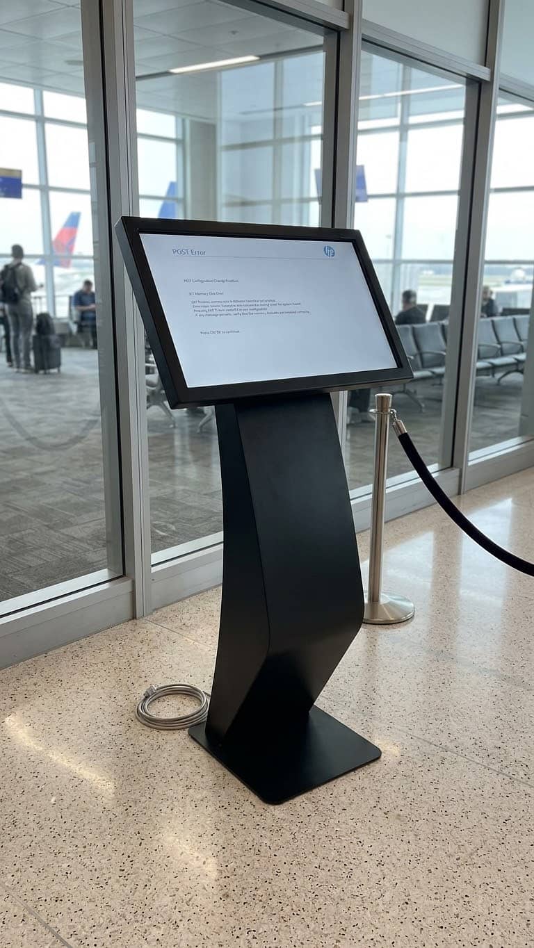 32-Inch Touch & Non-Touch Interactive Kiosk – Self-Service Solution 2